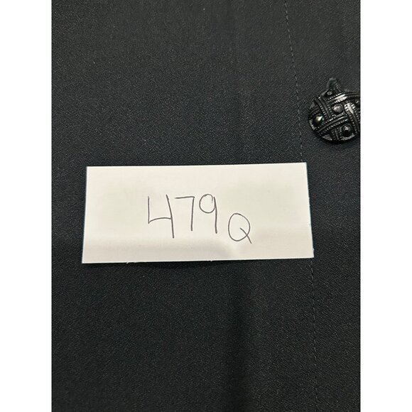 Vintage Black Button-Up Plus Size Blazer Jacket - Picture 7 of 7